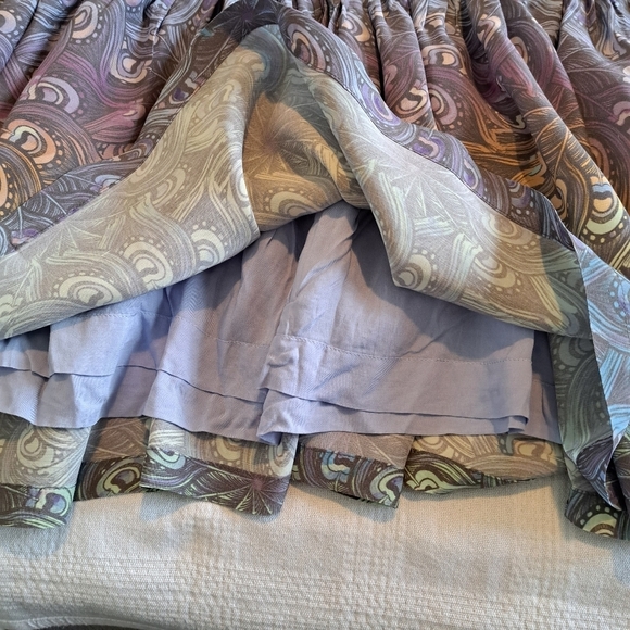 Gymboree girls size xl or 14 dress tunic, lined, multicolored swirl pattern, NEW - Picture 2 of 5